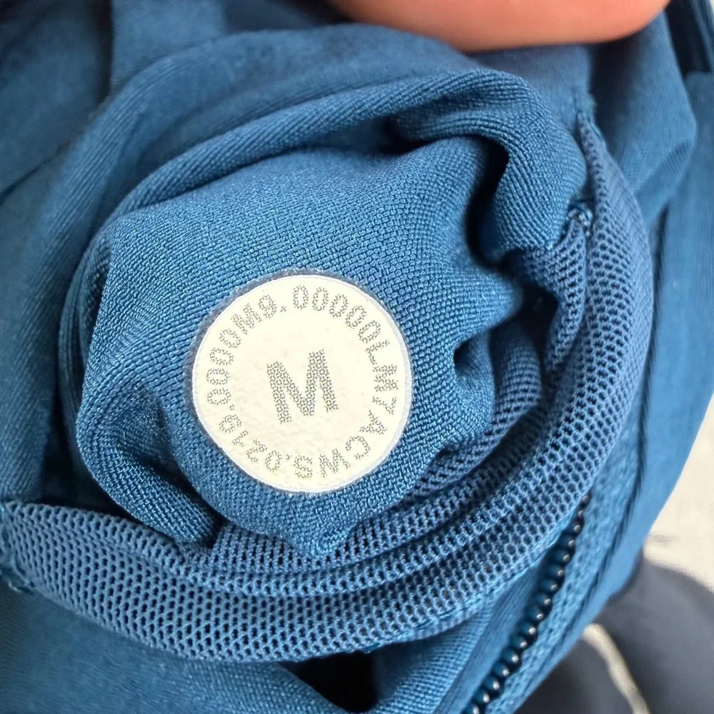 Lululemon Shorts Mens Medium Blue Namaste Mesh Lined Beach Surf Board 8
